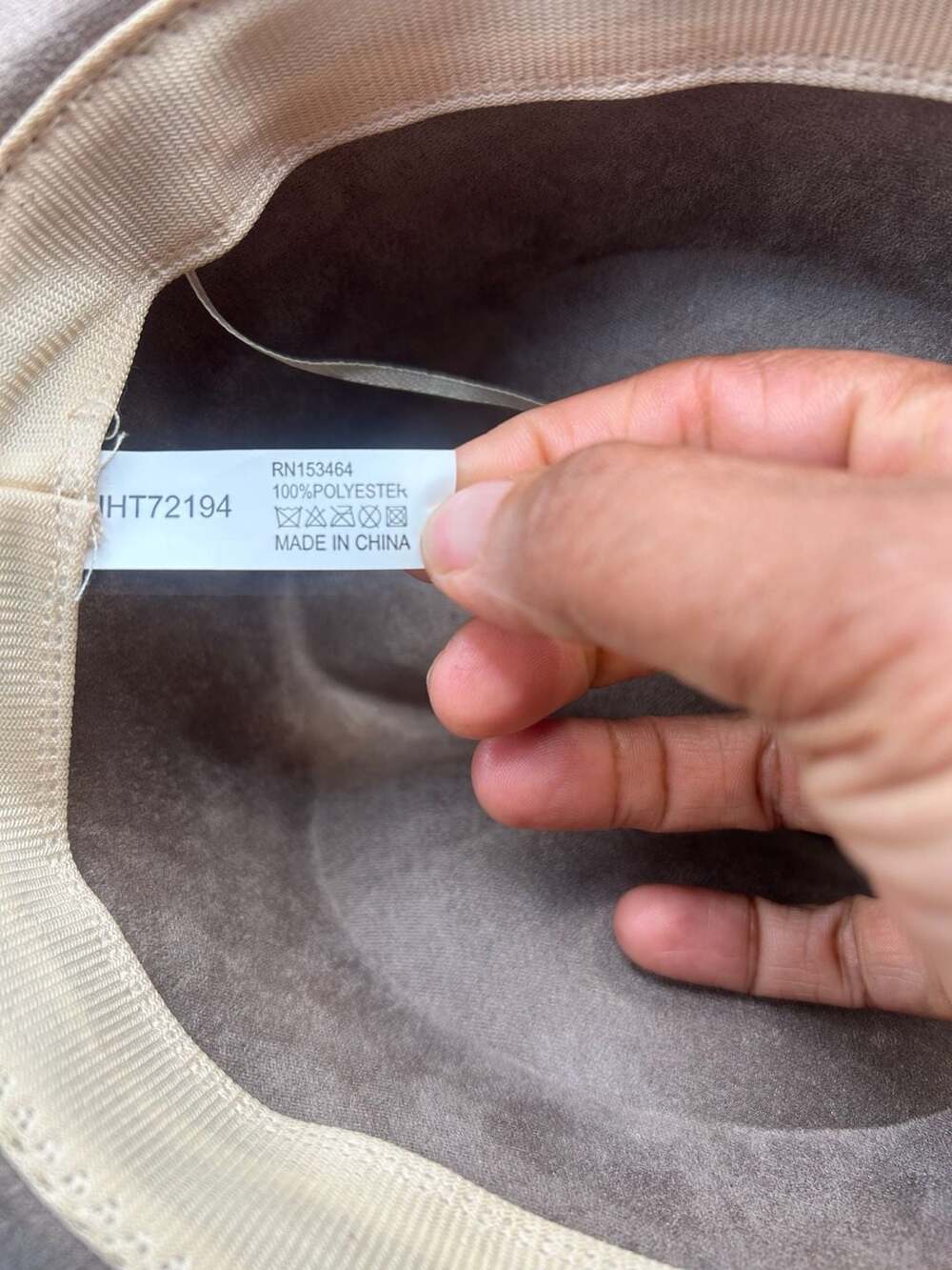 Western Heart Silver Concho Cowboy Hat in Taupe - Picture 7 of 9